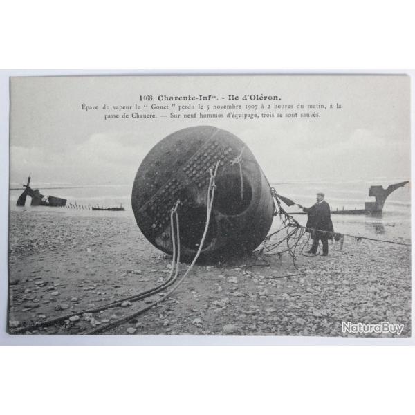 CPA Charente-Inf�rieure Ile d'Ol�ron �pave du vapeur le Gouet