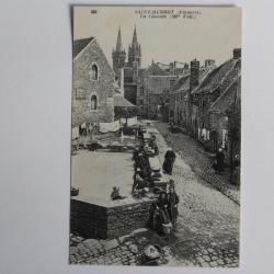 CPA Finistère Saint-Herbot La Cascade Lavoir