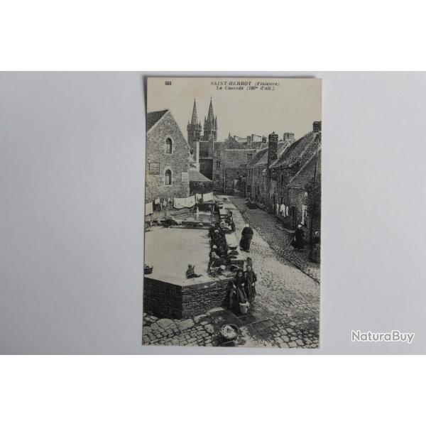 CPA Finist�re Saint-Herbot La Cascade Lavoir