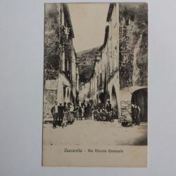 CPA Italie Zuccarello Via Vittorio Emanuele