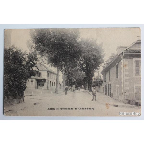 CPA Suisse Mairie et Promenade de Ch�ne-Bourg