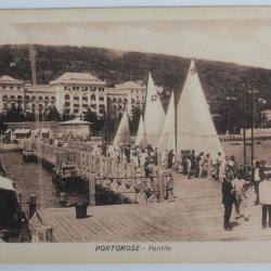 CPA Slovénie Portorose Pontile