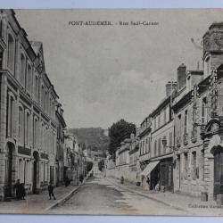CPA Eure Pont-Audemer Rue Sadi-Carnot
