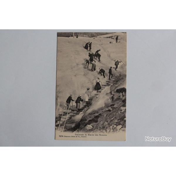 CPA Mont-Blanc Travers�e du Glacier des Bossons