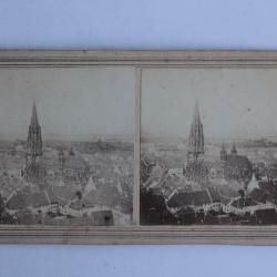 Photographie Vue stéréo Freibourg en Brisgau Allemagne