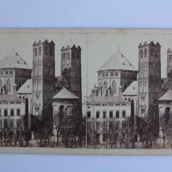 Photographie Vue stéréo Basilique Saint-Géréon Cologne Allemagne