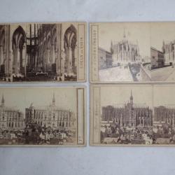 Photographies Vues stéréos Cathédrale de Cologne Allemagne