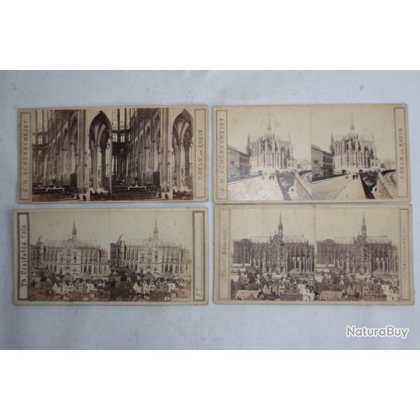 Photographies Vues st�r�os Cath�drale de Cologne Allemagne