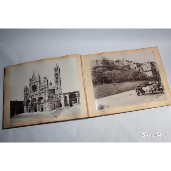 Album photographies Porto Venere San Gimignano Sienne Italie 1900