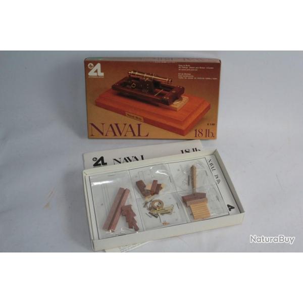 Maquette canon bois/mtal Naval 18 lb.