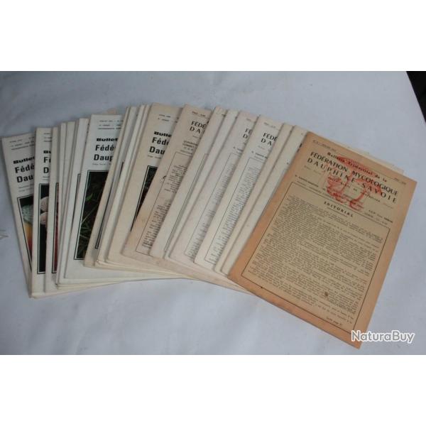 Lot 24 bulletin trimestriel f�d�ration Mycologique Dauphin� Savoie 64-73