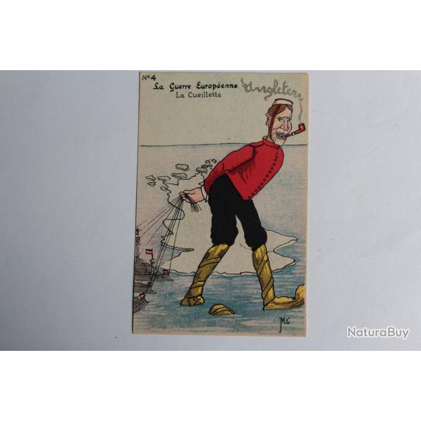 CPA satirique Guillaume La guerre europ�enne La cueillette Miniouvis