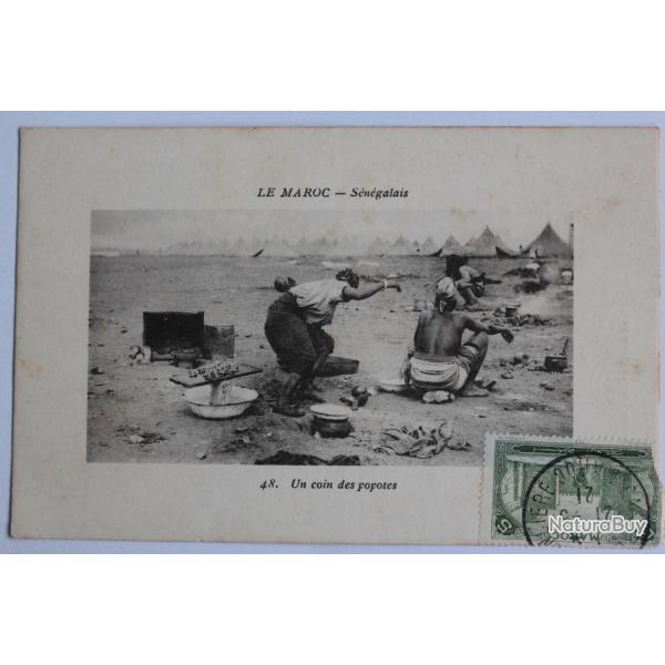 CPA Maroc S�n�galais Un coin des popotes