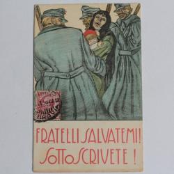 CPA illustrée Barzagni Fratelli Salvatemi ! Sottoscivete !