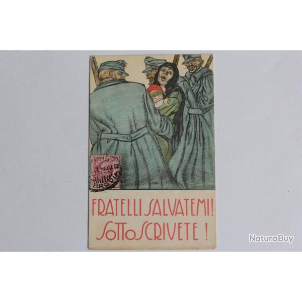 CPA illustr�e Barzagni Fratelli Salvatemi ! Sottoscivete !