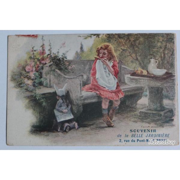 CPA publicitaire Souvenir de la Belle Jardini�re Pont-Neuf Paris