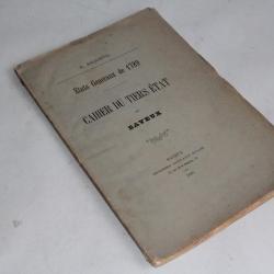 État Généraux de 1789 Cahier du tiers état Bayeux 1886