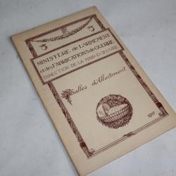 Salles d'allaitement Ministère de l'armement fabrications de Guerre 1917