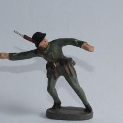 Jouet ELASTOLIN Soldat lanceur de grenade