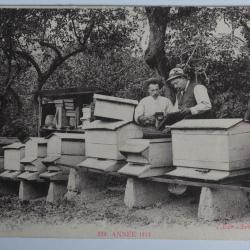 CPA Haute-Savoie Année 1913 Joseph MOTTAZ Apiculteur Vanzy Chessenaz