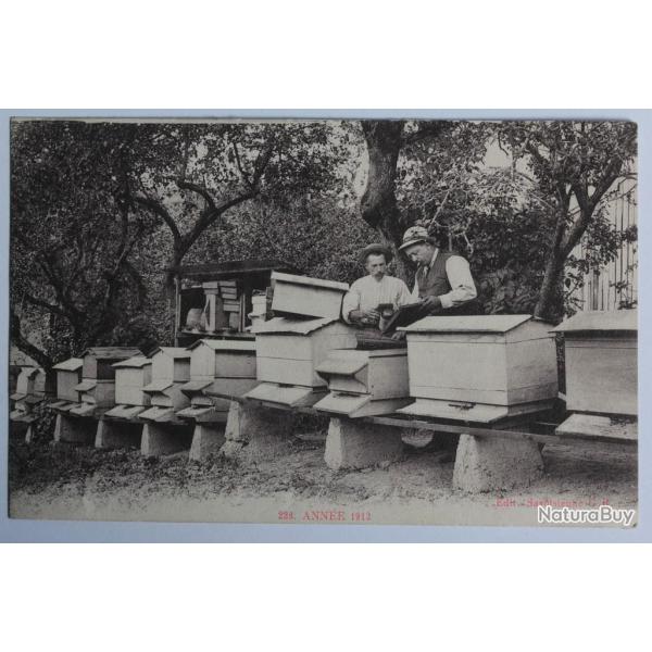 CPA Haute-Savoie Ann�e 1913 Joseph MOTTAZ Apiculteur Vanzy Chessenaz