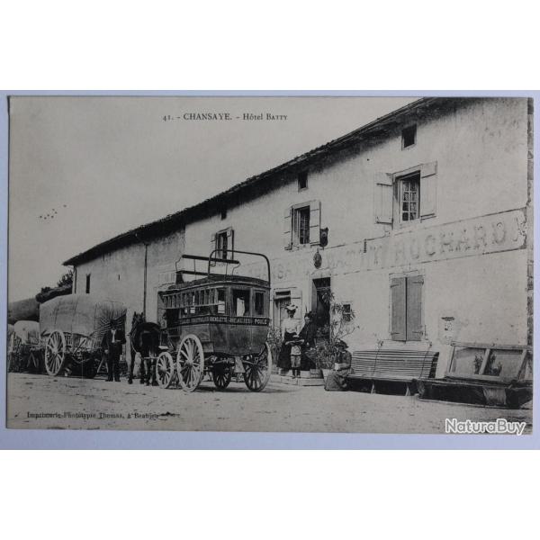 CPA Rh�ne Chansaye H�tel Batty