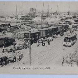 CPA Bouches-du-Rhône Marseille Le Quai de la Joliette