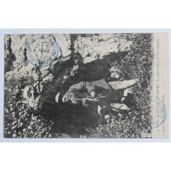 CPA Yonne Vall�e de la Cure St-Mor� P�re Leuleu et Serpents