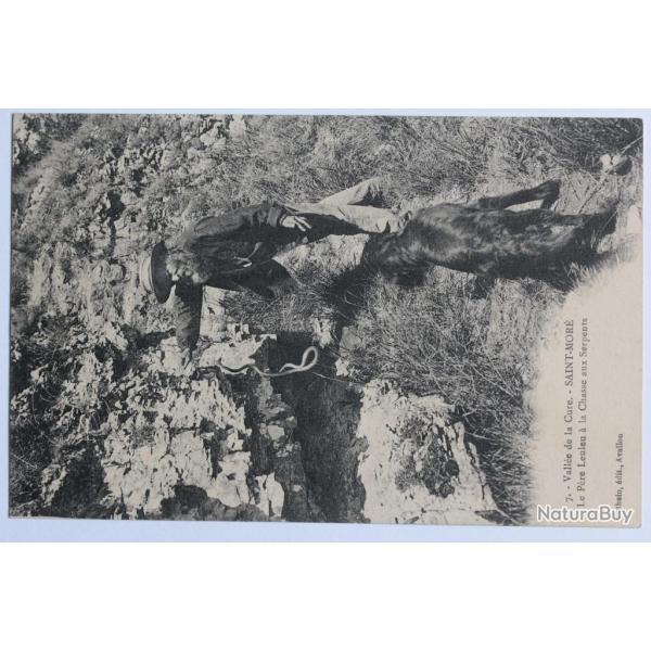 CPA Yonne Vall�e de la Cure St-Mor� P�re Leuleu Chasse aux Serpents