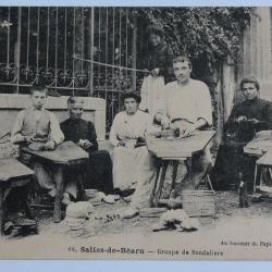 CPA Pyrénées-Atlantiques Salies-de-Béarn Groupe de Sandaliers
