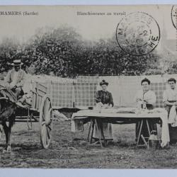 CPA Sarthe Mamers Blanchisseuses au travail