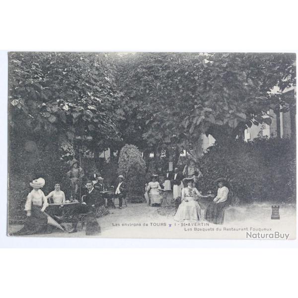 CPA Indre-et-Loire Saint-Avertin Les bosquets du Restaurant Fouqueux