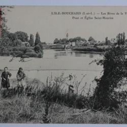 CPA Indre-et-Loire L'Île Bouchard Les rives de la Vienne