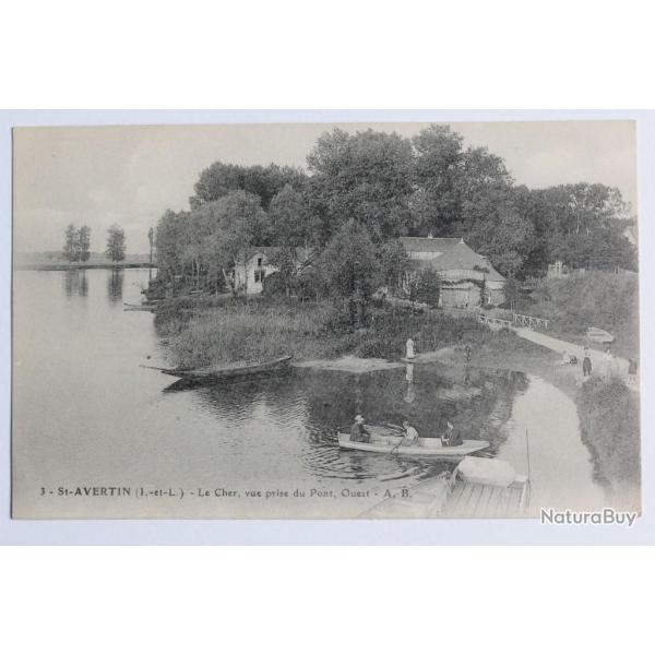 CPA Indre-et-Loire St-Avertin Vue prise du pont ouest