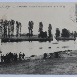CPA Indre-et-Loire St-Avertin Courses à voiles sur le Cher
