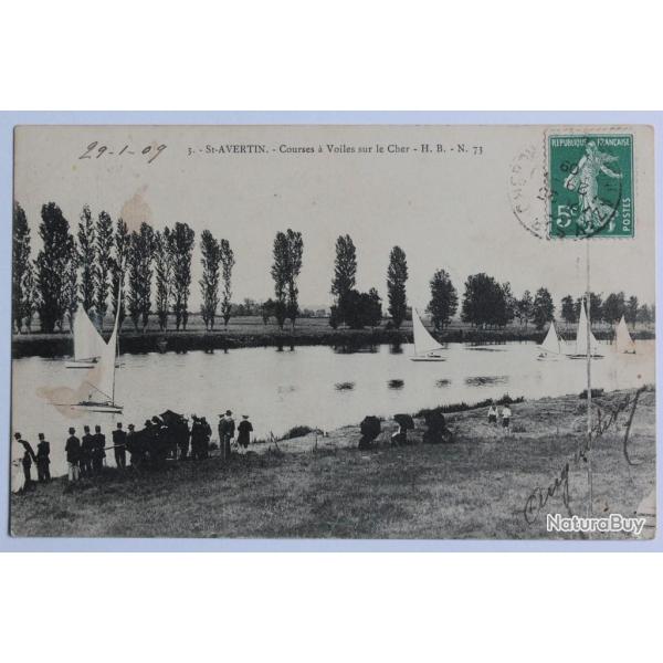 CPA Indre-et-Loire St-Avertin Courses � voiles sur le Cher
