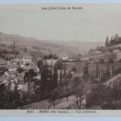 CPA Haute-Savoie Mons Vue générale