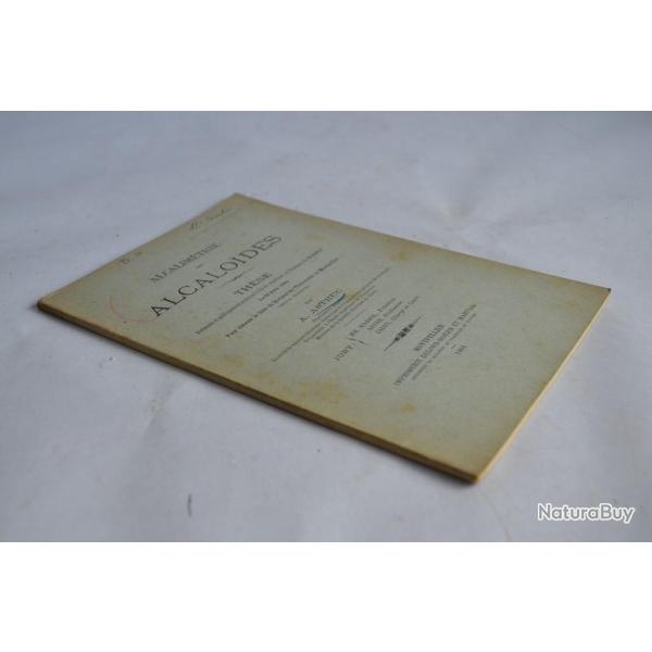 Alcalimtrie des Alcalodes A. Astruc 1901 Thse Chimie