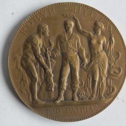 Médaille Pro Patria ROBVR HYGIA H. Dubois