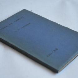 Vers de Guerre C. D. Whetham 1919