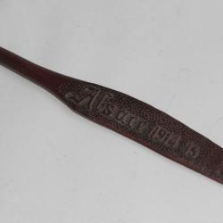 Ouvre lettre Coupe papier bois Travail de Poilus Alsace 1914-15