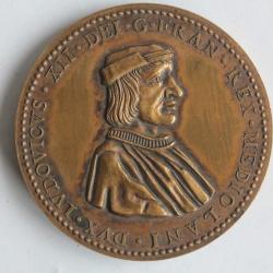 Médaille Louis XII Porc-épic couronné