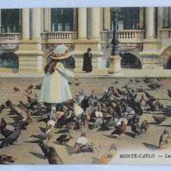 CPA Monaco Monte-Carlo Les Pigeons
