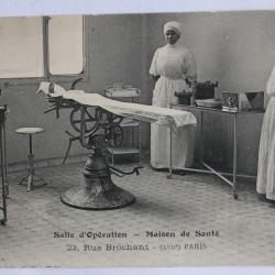 CPA Salle d'Opération Maison de Santé Paris Rue Brochant Médecine