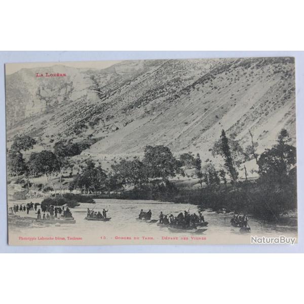 CPA Loz�re Gorges du Tarn D�part des Vignes
