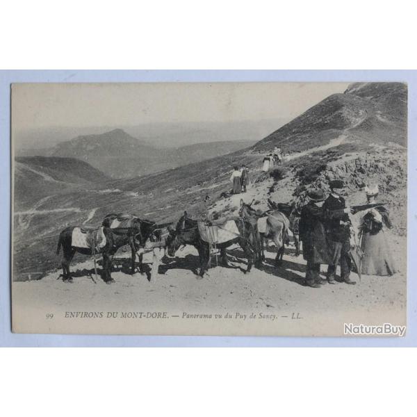 CPA Puy-de-D�me Environs du Mont-Dore Panorama Puy de Sancy