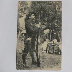 CPA Savoie Faction de chasseur alpin 13e BCA Militaria