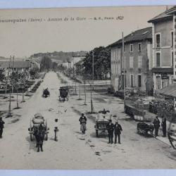 CPA Isère Beaurepaire Avenue de la gare