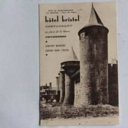 CPA Aude Carcassonne Hôtel Restaurant Bristol