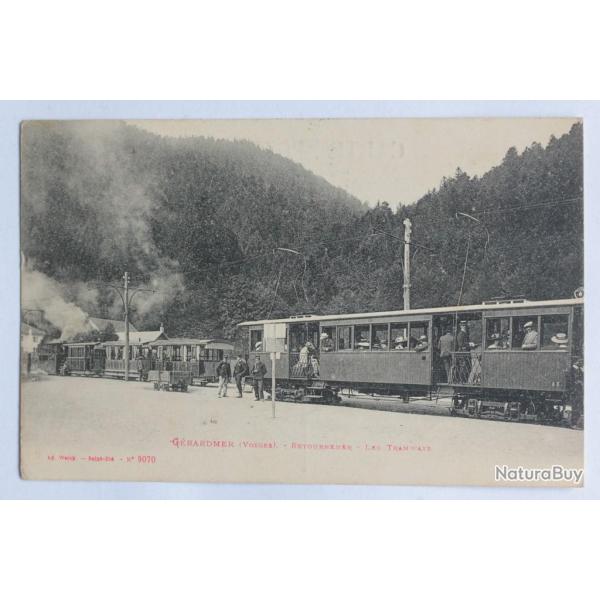 CPA Vosges G�rardmer Retournemer Les Tramways